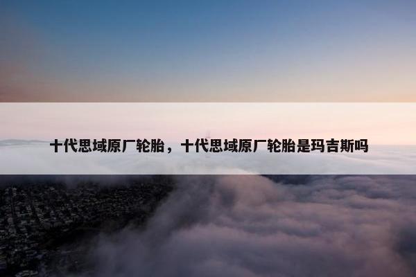 十代思域原厂轮胎，十代思域原厂轮胎是玛吉斯吗