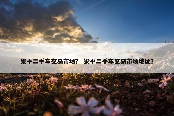 梁平二手车交易市场？ 梁平二手车交易市场地址？
