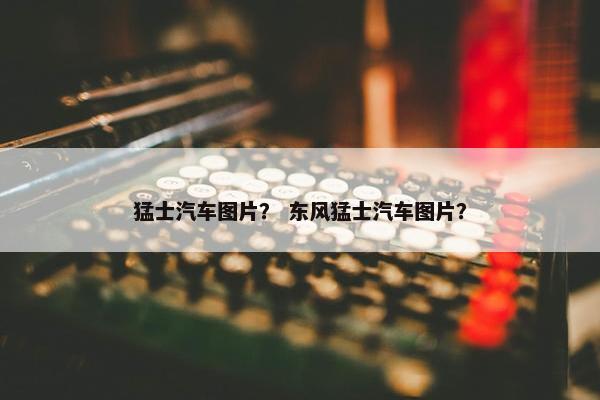 猛士汽车图片？ 东风猛士汽车图片？