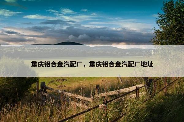重庆铝合金汽配厂，重庆铝合金汽配厂地址