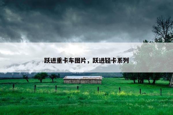 跃进重卡车图片，跃进轻卡系列
