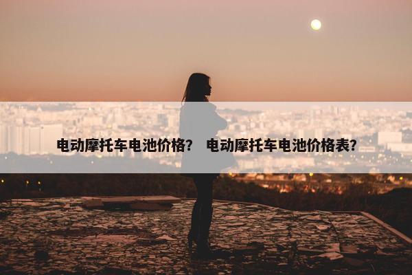电动摩托车电池价格？ 电动摩托车电池价格表？