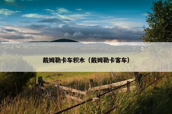戴姆勒卡车积木（戴姆勒卡客车）
