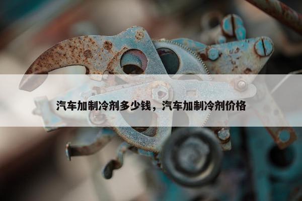 汽车加制冷剂多少钱，汽车加制冷剂价格
