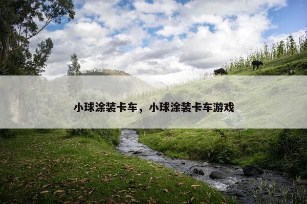 小球涂装卡车，小球涂装卡车游戏