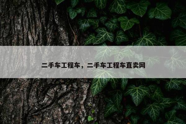 二手车工程车，二手车工程车直卖网