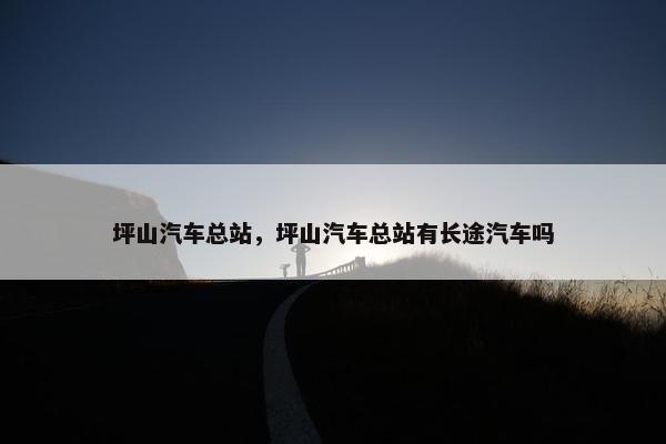 坪山汽车总站，坪山汽车总站有长途汽车吗