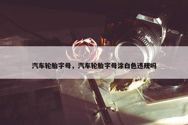 汽车轮胎字母，汽车轮胎字母涂白色违规吗