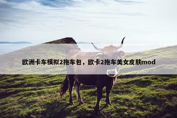 欧洲卡车模拟2拖车包，欧卡2拖车美女皮肤mod