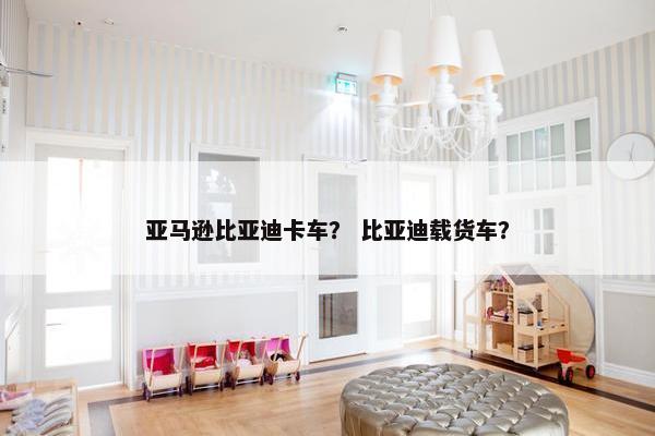 亚马逊比亚迪卡车？ 比亚迪载货车？