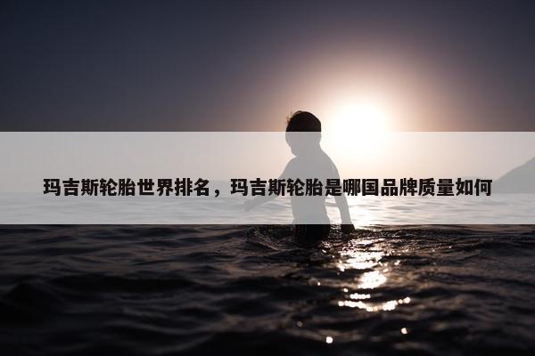 玛吉斯轮胎世界排名，玛吉斯轮胎是哪国品牌质量如何