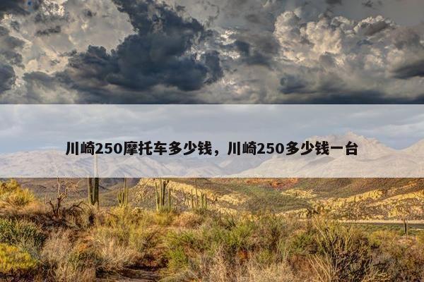 川崎250摩托车多少钱，川崎250多少钱一台