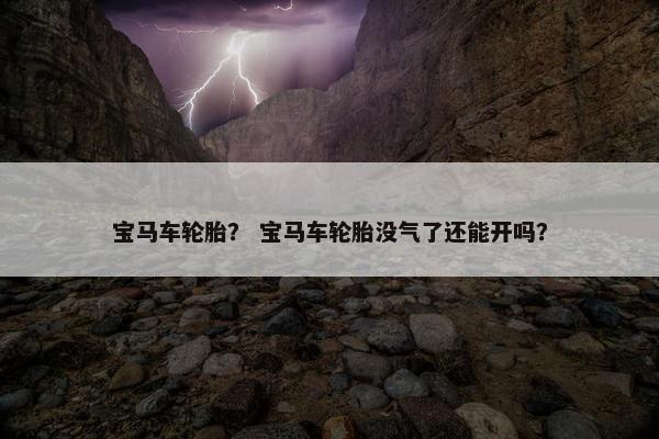宝马车轮胎？ 宝马车轮胎没气了还能开吗？