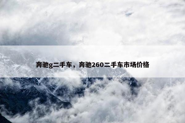 奔驰g二手车，奔驰260二手车市场价格