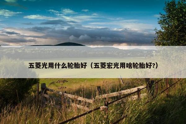 五菱光用什么轮胎好（五菱宏光用啥轮胎好?）