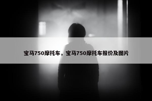 宝马750摩托车，宝马750摩托车报价及图片