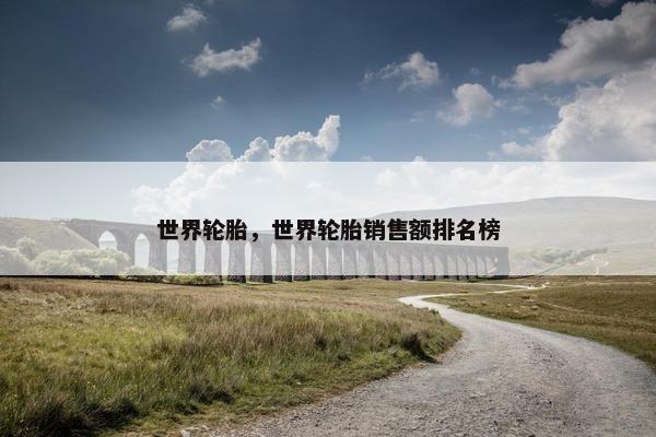 世界轮胎，世界轮胎销售额排名榜
