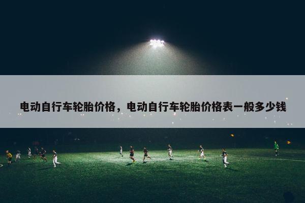 电动自行车轮胎价格，电动自行车轮胎价格表一般多少钱