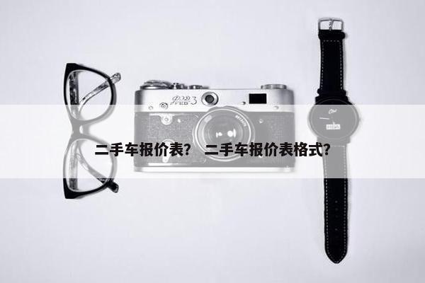 二手车报价表？ 二手车报价表格式？