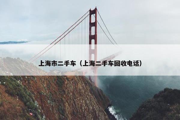 上海市二手车（上海二手车回收电话）