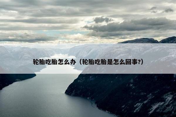 轮胎吃胎怎么办（轮胎吃胎是怎么回事?）