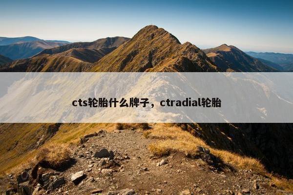 cts轮胎什么牌子，ctradial轮胎
