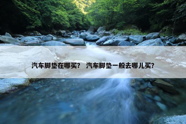 汽车脚垫在哪买？ 汽车脚垫一般去哪儿买？