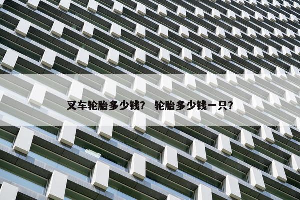 叉车轮胎多少钱？ 轮胎多少钱一只？