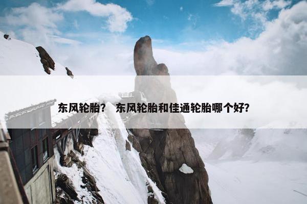 东风轮胎？ 东风轮胎和佳通轮胎哪个好？