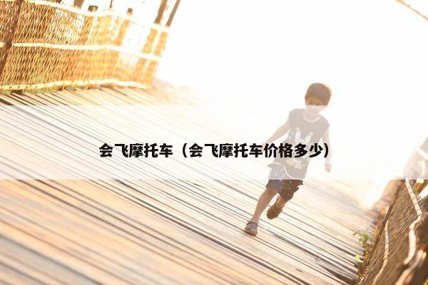 会飞摩托车（会飞摩托车价格多少）