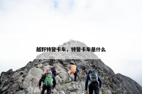 越野特警卡车，特警卡车是什么
