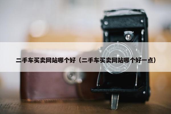 二手车买卖网站哪个好（二手车买卖网站哪个好一点）