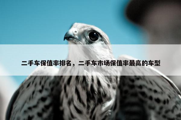 二手车保值率排名，二手车市场保值率最高的车型