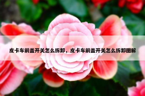 皮卡车前盖开关怎么拆卸，皮卡车前盖开关怎么拆卸图解