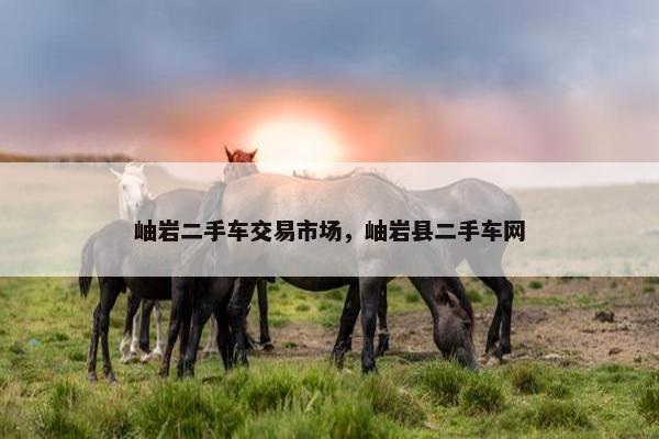岫岩二手车交易市场，岫岩县二手车网