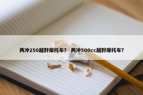 两冲250越野摩托车？ 两冲500cc越野摩托车？
