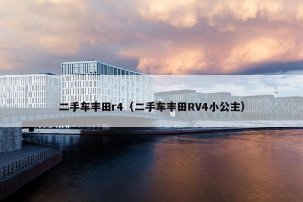 二手车丰田r4（二手车丰田RV4小公主）