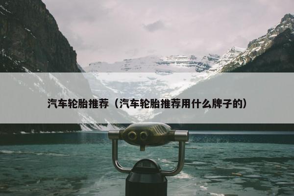 汽车轮胎推荐（汽车轮胎推荐用什么牌子的）