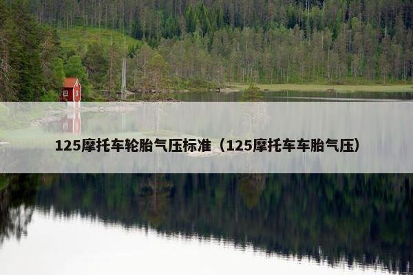 125摩托车轮胎气压标准（125摩托车车胎气压）