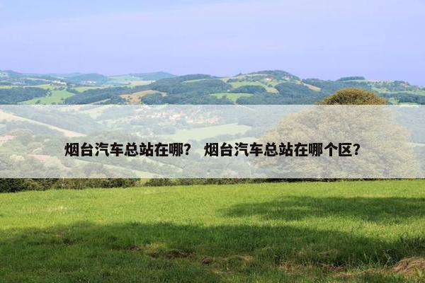 烟台汽车总站在哪？ 烟台汽车总站在哪个区？