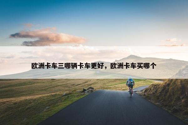 欧洲卡车三哪辆卡车更好，欧洲卡车买哪个