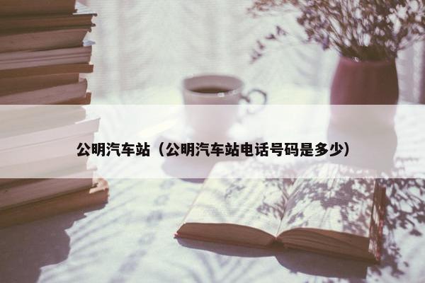 公明汽车站（公明汽车站电话号码是多少）