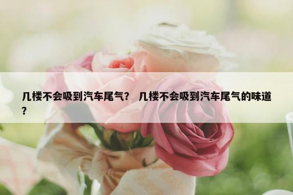 几楼不会吸到汽车尾气？ 几楼不会吸到汽车尾气的味道？