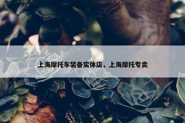 上海摩托车装备实体店，上海摩托专卖