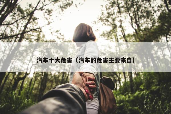 汽车十大危害（汽车的危害主要来自）