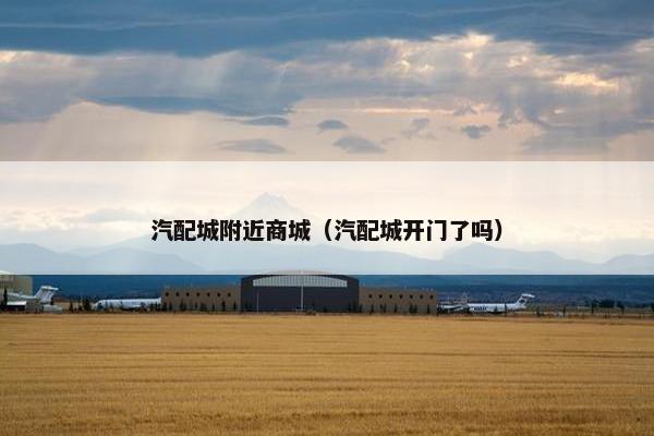 汽配城附近商城（汽配城开门了吗）