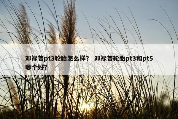 邓禄普pt3轮胎怎么样？ 邓禄普轮胎pt3和pt5哪个好？