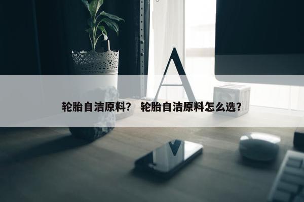 轮胎自洁原料？ 轮胎自洁原料怎么选？