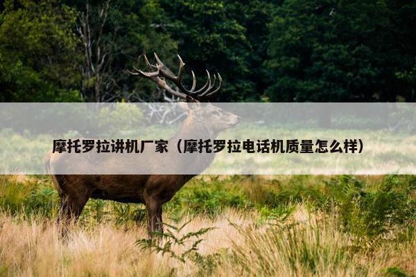 摩托罗拉讲机厂家（摩托罗拉电话机质量怎么样）