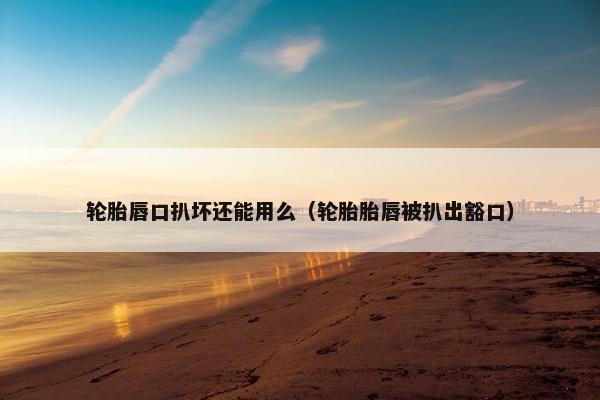 轮胎唇口扒坏还能用么（轮胎胎唇被扒出豁口）